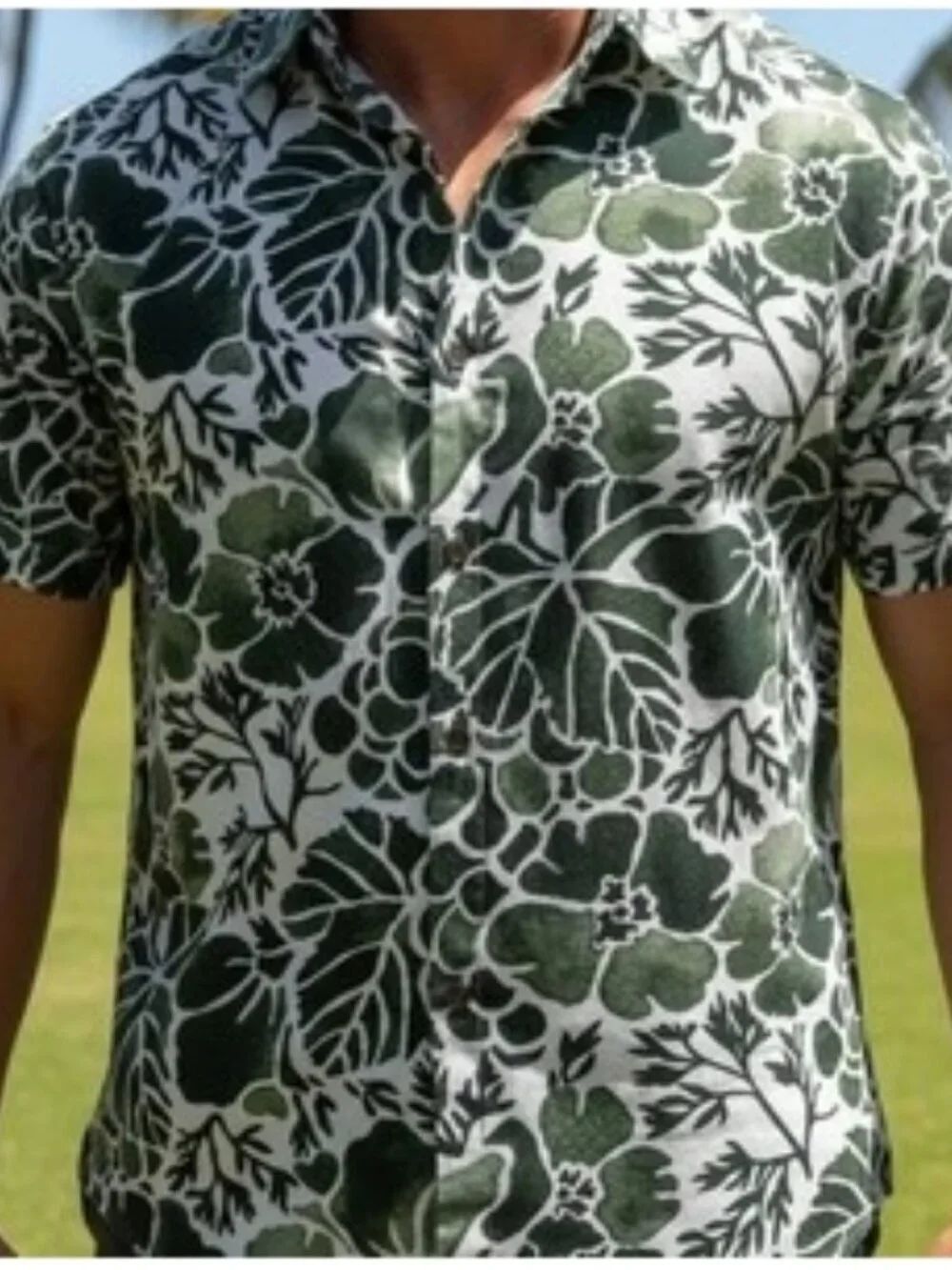 EUC Kenny Flowers The Napa Short Sleeve Resort Shirt 100% Organic Rayon 3XL